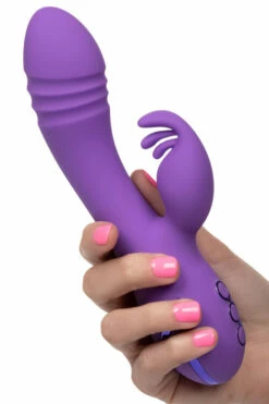 California Exotic 8" Rotating Silicone G-Spot Rabbit with Fluttering Teaser -Women's Sex Toys Shop large 6 133
