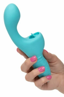 California Exotic 3.5" Silicone Rabbit Vibrator with Butterfly Kiss Clitoral Flicker -Women's Sex Toys Shop large 6 138