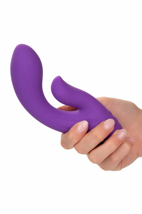 California Exotic Stella Dual Pleaser - 6.75" Liquid Silicone Rabbit Vibrator 6 California Exotic Stella Dual Pleaser - 6.75" Liquid Silicone Rabbit Vibrator - Image 6