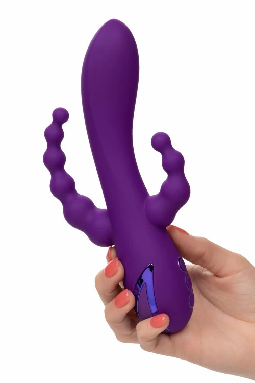 California Exotic Long Beach Bootylicious Triple Stimulation Rabbit Vibrator 6 California Exotic Long Beach Bootylicious Triple Stimulation Rabbit Vibrator - Image 6