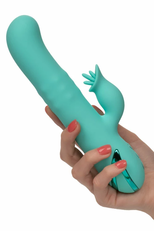 California Exotic Bel Air Bombshell Rabbit Vibrator with Clitoral Teaser 6 California Exotic Bel Air Bombshell Rabbit Vibrator with Clitoral Teaser - Image 6