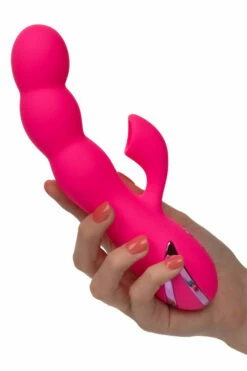 California Exotic Oceanside Orgasm Silicone Rabbit Vibrator with Clitoral Suction -Women's Sex Toys Shop large 6 154