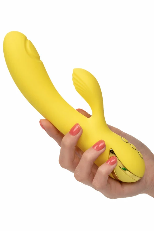 California Exotic 7" San Diego Seduction Thumping Rabbit Vibrator 6 California Exotic 7" San Diego Seduction Thumping Rabbit Vibrator - Image 6