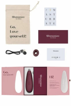 Womanizer Classic 2 Pleasure Air Clitoral Vibrator with Afterglow -Women's Sex Toys Shop large 6 19