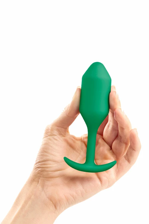B-Vibe Snug Plug 2 - 4.1" Weighted Butt Plug 6 B-Vibe Snug Plug 2 - 4.1" Weighted Butt Plug - Image 6