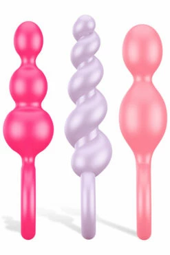 Satisfyer Booty Call Butt Plug Set (3 Pce) -Women's Sex Toys Shop large 6 224