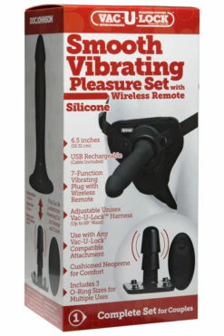 Doc Johnson Vac-U-Lock Semi-Realistic 6.5" Silicone Dildo Vibrating Set 11 Doc Johnson Vac-U-Lock Semi-Realistic 6.5" Silicone Dildo Vibrating Set -Women's Sex Toys Shop large 6 233