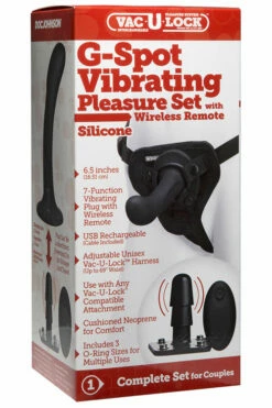 Doc Johnson Vac-U-Lock G-Spot 6.5" Silicone Dildo Vibrating Set 11 Doc Johnson Vac-U-Lock G-Spot 6.5" Silicone Dildo Vibrating Set -Women's Sex Toys Shop large 6 234