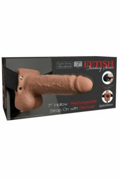 Pipedream 7" Hollow Strap On With Remote -Women's Sex Toys Shop large 6 277
