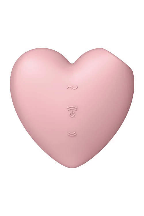 Satisfyer Cutie Heart Clitoral Stimulator with Air Pulse & Vibration 6 Satisfyer Cutie Heart Clitoral Stimulator with Air Pulse & Vibration - Image 6