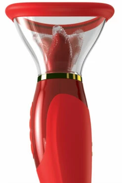 Pipedream 24K Gold Pump With Tongue & Vibrating G-Spot Handle -Women's Sex Toys Shop large 6 40