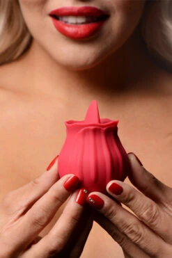 Inmi Bloomgasm Wild Violet - 3" Clitoral Vibrator with Licking Tongue -Women's Sex Toys Shop large 6 44