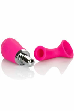 California Exotic Vibrating 6.75" Silicone Clitoral Pump -Women's Sex Toys Shop large 6 78
